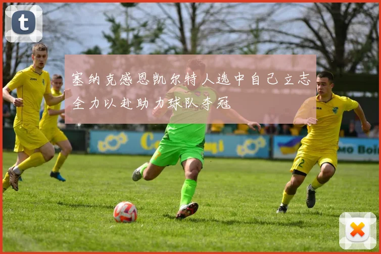 塞纳克感恩凯尔特人选中自己立志全力以赴助力球队夺冠